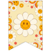 Daisy Flower Birthday Monthly Photo Bunting Flags Vlaggetjes (Eerste vlag)