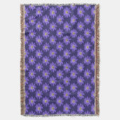 Daisy Flower Blanket Paarse Daisies Throw Blanket Deken (Voorkant Verticaal)