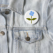 Daisy Flower  Blue Button (In situ)
