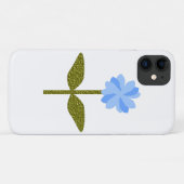 Daisy Flower Blue iPhone 3 Case (Achterkant (horizontaal))