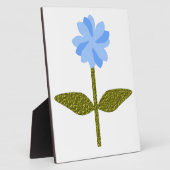 Daisy Flower  Blue Plaque Fotoplaat (Zijkant)