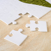 Daisy Flower Blue Puzzle Legpuzzel (Zijkant)