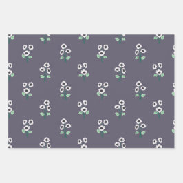 Daisy flower-boeket inpakpapier vel