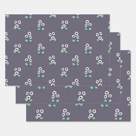 Daisy flower-boeket inpakpapier vel (Set)