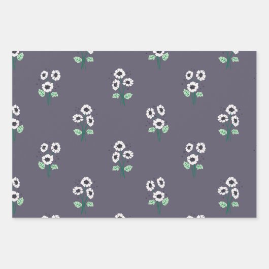 Daisy flower-boeket inpakpapier vel (Voorkant 3)