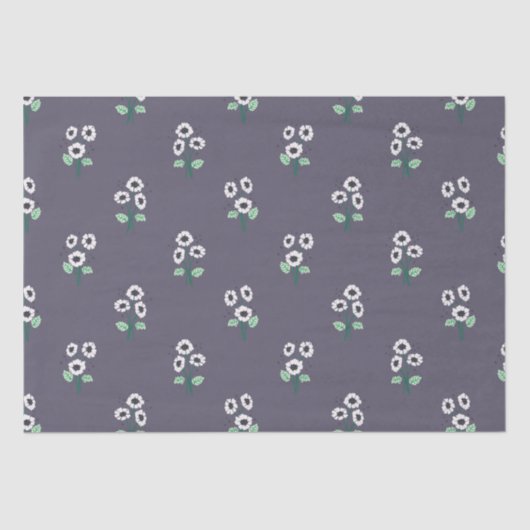 Daisy flower-boeket tissuepapier (Voorkant)