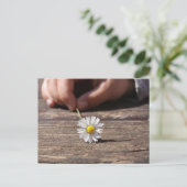 Daisy Flower Briefkaart (Staand voorkant)