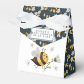 Daisy Flower Bumblebee Bee Baby shower Bedankdoosjes (Voorkant Zijde)