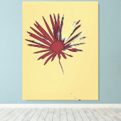Daisy Flower c.1982 #2 - Fine art Wrapped Canvas Afdruk (Insitu (Houten vloer))