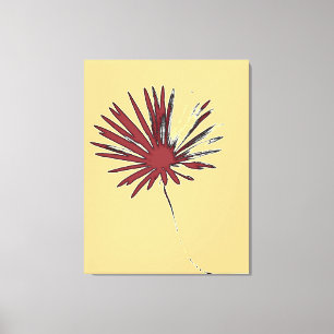 Daisy Flower c.1982 #2 - Fine art Wrapped Canvas Afdruk