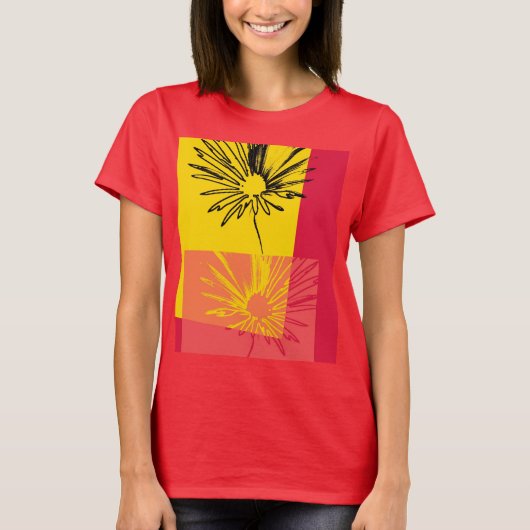 Daisy Flower c.1982 #2 - Kunst T-shirt (Voorkant)