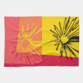 Daisy Flower c.1982 - Fine art Kitchen Towel Theedoek (Horizontaal)