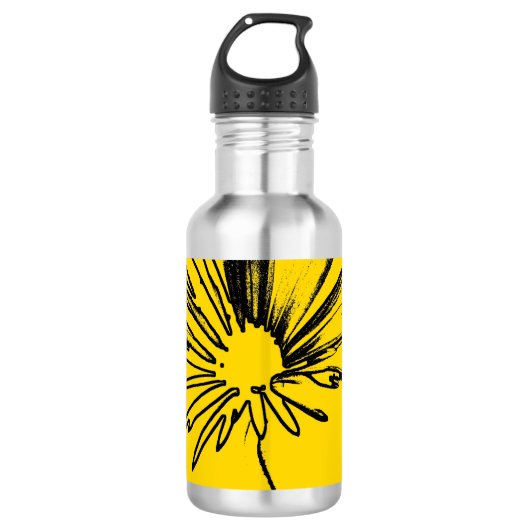 Daisy Flower c.1982 - Fine art Waterfles (Voorkant)