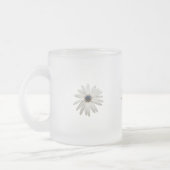 Daisy Flower Coffee Mok. Bloom en Brew... Matglas Koffiemok (Links)