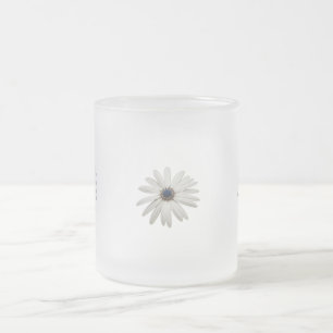 Daisy Flower Coffee Mok. Bloom en Brew... Matglas Koffiemok