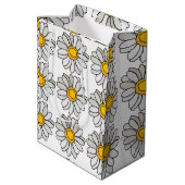 Daisy Flower Daisy Medium Cadeauzakje (Achterkant Gekanteld)