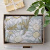 Daisy Flower  Decoupage Blauw Tissuepapier (Geschenk)