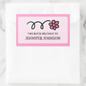 Daisy flower Dit boek behoort tot het sticker labe (Tas)