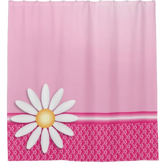 Daisy flower douchegordijn (Voorkant)