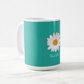 Daisy Flower Dream– Summer Botanical Cozy Koffiemok (Voorkant links)