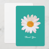 Daisy Flower Dream – Summer Botanical Thank You Feestdagenkaart (Voorkant / Achterkant)