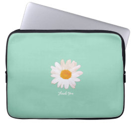 Daisy Flower Dream – Summer Botanical Thank You Laptop Sleeve