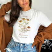 Daisy Flower en Quote T-shirt
