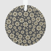 Daisy flower esthetisch geel wit decoratief ornament (achterkant)