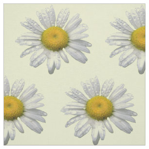 Daisy Flower Fabric Stof