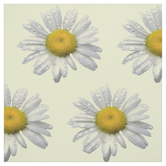 Daisy Flower Fabric Stof (Swatch)