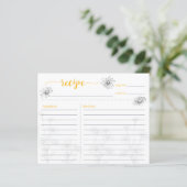 Daisy Flower Field Recipcard (Staand voorkant)