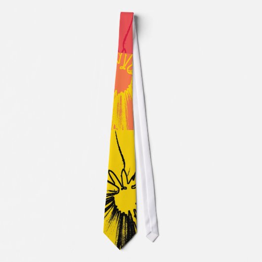 Daisy Flower Fine art Stropdas (Voorkant)