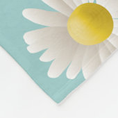 Daisy Flower Fleece Deken (Hoek)
