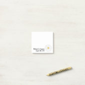 Daisy Flower Floral Vrijgezellenfeest Wedding Favo Post-it® Notes (Op bureau)