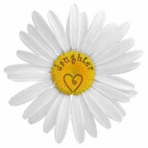 Daisy Flower for Daughter Art past achtergrond aan Fotobeeldje Magneet
