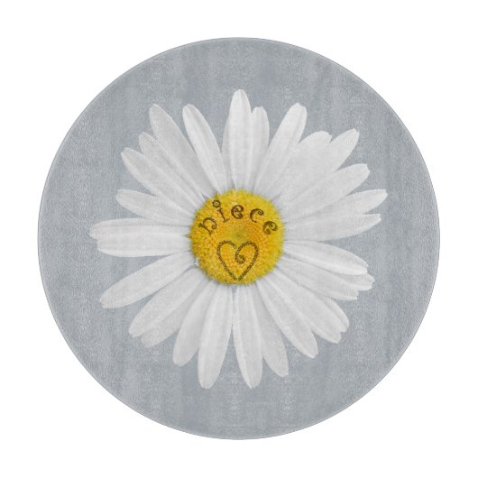 Daisy Flower for niece Art Customize Background Snijplank (Voorkant)