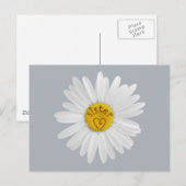 Daisy Flower for Sister Art past achtergrond aan Briefkaart (Voorkant / Achterkant)