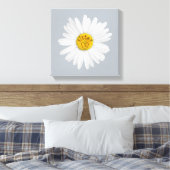Daisy Flower for Sister Art past achtergrond aan Canvas Afdruk (Insitu (Slaapkamer))
