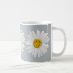 Daisy Flower for Sister Art past achtergrond aan Koffiemok