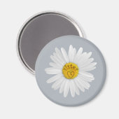 Daisy Flower for Sister Art past achtergrond aan Magneet (Voorkant / Achterkant)