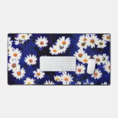 Daisy Flower Garden Art Desk Mat Pad (Keyboard & Muis)