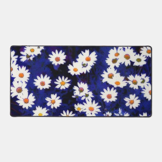 Daisy Flower Garden Art Desk Mat Pad (Voorkant)