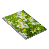 Daisy Flower Garden Art Notitieboek Journal (Rechterzijde)