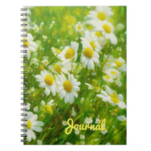 Daisy Flower Garden Art Notitieboek Journal