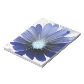 Daisy Flower Ggloing Blue-laptop Notitieblok (Linkerzijde)