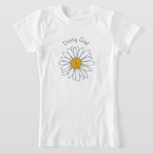 Daisy Flower Girls T-Shirt (Laagn)