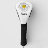 Daisy Flower Hand Golfheadcover (Voorkant)