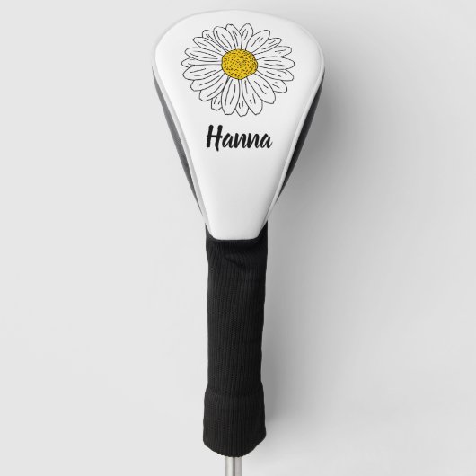 Daisy Flower Hand Golfheadcover (Voorkant)