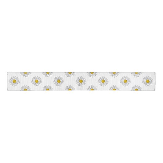 Daisy Flower Hand Grosgrain Lint (Voorkant)