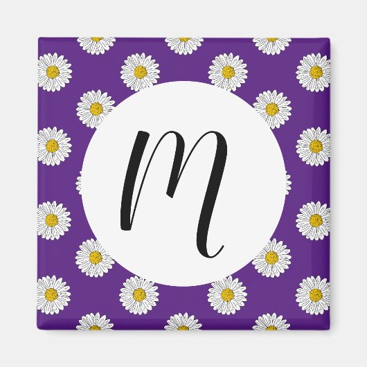 Daisy Flower Hand Magneet (Voorkant)